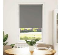 Persiana Enrollable Opaca 100% Poliéster para Ventanas, Control de Luz y Privacidad, Fácil Instalación con Soporte Sin Taladro, Ideal para Hogar u Oficina,