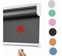 Persiana Enrollable Opaca Inalámbrica,Estor Enrollable Tipo Resorte De Elevación Automática,Protección UV Impermeable,Cortina Sombreado 60%,para Oficina/Hogar,Personalizada (W150xH130cm(59x51in))