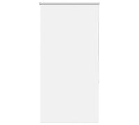 vidaXL Estor Enrollable Opaco Blanco 65x130 cm Tela Ancho 60,7 cm, Estor día y Noche, Estor de Cocina, Estor Opaco Enrollable, Estor Opaco
