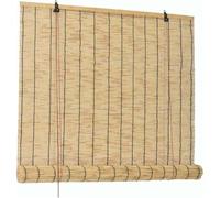 Persiana Estor Enrollable de Exterior 70x100cm Cortina de Caña Natural,para Dar Sombra,protección Solar o escurecer Puertas o Ventanas,Estor de Ocultación para Exterior e Interior Protector