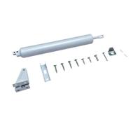 Persiana hidráulica resistente con amortiguación ajustable de aluminio para puertas de tormentas oscilantes de madera o metal