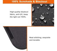 Persiana Para Ventana De Puerta De Autocaravana,Protector De Privacidad Ajustable 64x41 cm,Estores para Ventanas de Furgoneta Camper | Para Caravanas Y Autocaravanas En Camping Viajes Y Actividades Al