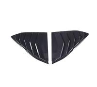 Persiana triangular para ventana trasera de coche, compatible con Chevrolet Corvette C8 Stringray Z51 Z06 2020-23, deflector decorativo, accesorios para coche(Black)