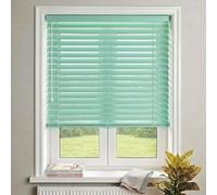 Persiana Veneciana Aluminio 25mm, Sin Taladro Cortina Horizontal Cordless, Estor Veneciano Opaco Impermeable para Ventana, Protección UV, Privacidad Hogar Oficina, Medidas Varios