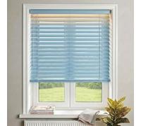 Persiana Veneciana Aluminio 25mm, Sin Taladro Cortina Horizontal Cordless, Estor Veneciano Opaco Impermeable para Ventana, Protección UV, Privacidad Hogar Oficina, Medidas Varios