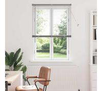 Persiana Veneciana Con Aluminio, Control De Luz Ajustable Y Privacidad, Estor Ventana, Estores Para Ventanas, Adecuada Para Salón Y Dormitorio, Plata, 95 x 175 cm, Funcionamiento Manual, Interior