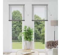 Persiana Veneciana Con Aluminio, Control De Luz Y Privacidad, Estor Ventana, Estores Para Ventanas, Adecuada Para Salón Y Dormitorio, Plata, 80 x 220 cm, Funcionamiento Manual