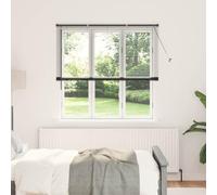 Persiana Veneciana Con Aluminio, Control De Luz Y Privacidad, Estor Ventana, Estores Para Ventanas, Adecuadas Para Salón Y Dormitorio, Negro, 145 x 175 cm, Funcionamiento Manual, Montaje Exterior