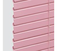 Persiana Veneciana De Aluminio Sin Perforar, Estor Veneciano con Láminas Metálicas Horizontales para Oficina Y Sala De Estar, Personalizada(Peach)