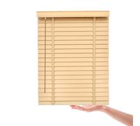 Persiana Veneciana Interior De Madera, Sin Cuerdas, Oscuridad Total, Privacidad para Hogar Cocina Habitación Estores Venecianos Opacos, Persianas Venecianas A Medida(Wood)