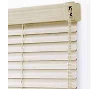 Persiana Veneciana para Ventanas,Láminas de Aluminio de 25mm Beige,Estores Venecianas Horizontales,Cortinas Opacas Privacidad para Casa Oficina,Color Personalizado,Ancho x Alto (135cm x 110cm)