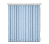 Persiana Vertical para Interiores Como Divisor de Ambientes, Tejido Solar Filtrante 60 300 210 150 cm, Fácil Instalación Persianas Verticales para Puertas Correderas(Gray-blue,W150cm x H180cm)
