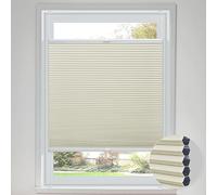 Persianas celulares opacas con aislamiento de panal de abeja de arriba hacia abajo, plisadas, de fácil ajuste para el hogar y la oficina, 65 cm de ancho x 165 cm de alto (pulido)