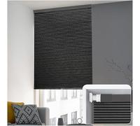 Persianas Celulares Opacas Sin Taladrar Ni Herramientas,Persianas De Panal Sin Cables,Cortinas Plisadas Celulares Interiores,Estores Celulares Filtrado De Luz para Ventanas,black-50x150cm/19.7 * 59in