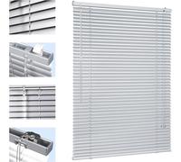 Persianas de aluminio Sekey sin perforaciones - Lamas de 25 mm, lamas ajustables - Regulación y protección completa de la privacidad, fáciles de limpiar, aptas para , oficinas, y jardines de invierno.