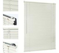 Persianas de aluminio Sekey sin perforaciones - Lamas de 25 mm, lamas ajustables - Regulación y protección completa de la privacidad, fáciles de limpiar, aptas para , oficinas, y jardines de invierno.