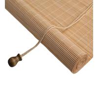Persianas De Bambu Enrollables Interior 50 60 70 80 90 100 110 120 130 140 150 160cm Cortinas Bambu Exterior Persianas Persianas Romanas Protección Solar Para Jardín Porche(Natural A)