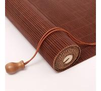 Persianas De Bambu Enrollables Interior 50 60 70 80 90 100 110 120 130 140 150 160cm Cortinas Bambu Exterior Persianas Persianas Romanas Protección Solar Para Jardín Porche(Brown)