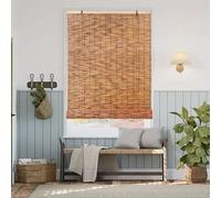 Persianas De Bambu Estor 50/70/90/110/150/170 cm, Persianas Enrollables Cortina De Bambú, Puertas Ventanas Balcón Cortina Enrollable De Bambú Con Accesorios, Para Casas Jardines Patios Balcón