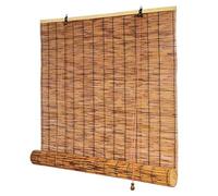 Persianas De Bambú Exterior 100 120 140 150 160 180cm Estores De Persianas De Caña con Ascensor Estor Enrollable De Bambú para Terraza Anti-UV Cortina De Interior para Ventana Jardín