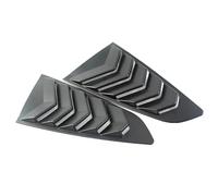 Persianas de Ventanas Persiana Lateral Trasera para Ventana de Ford Mustang 2015-2020. Adhesivo embellecedor para Toma de Aire. ABS. Cubiertas para Ventanas(Matte Black)