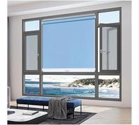 Persianas Enrollables Blackout Sin Taladrar, Cortinas Opacas 40/65/80/105/120cm, Estores Enrollables De Ventanas Térmicos, Persianas Parasol para Puertas y Ventanas,blue-68x160cm/27 * 63in
