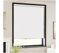 Persianas Enrollables Blackout Térmicos, Estores Enrollables para Ventanas, Persianas Parasol, Estores De Protección Solar y Privacidad, Cortinas Opacas De 40-150cm Ancho,white-70x100cm/27.5 * 39in
