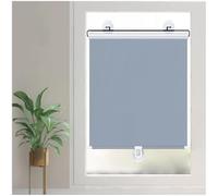 Persianas Enrollables Blckout con Ventosas, Estores Enrollables Parasol, Estor Enrollable a Ventosa Sin Taladrar, Cortinas Privacidad, Persianas Temporales, 30-80cm De Ancho,grey-50x100cm/20 * 39in