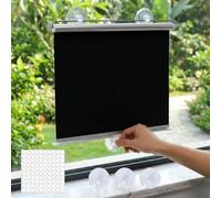 Persianas Enrollables con Ventosa para Ventanas, Estore Opacas Sin Taladrar - Cortina Opaca Enrollable Privacidad Protección Solar para Dormitorios Y Oficinas en Casa, Pantallas de Privacidad