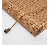 Persianas Enrollables De Bambú Natural Estores Bambú Exterior Con Accesorios Estor Ajustable De Ocultación Para Exterior E Interior Para Ventanas Puertas Y Balcón Fácil Instalación(B140xH300 cm)