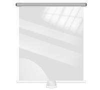 Persianas enrollables de plástico Transparente Impermeables para fruterías, Material PE, a Prueba de Polvo, Cubiertas para refrigerador de supermercado, 40x100cm