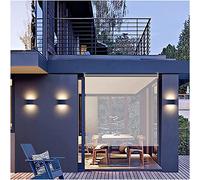 Persianas enrollables de PVC transparente - Cortinas impermeables para ventana al aire libre con accesorios, división de privacidad resistente para jardín, balcón, pérgola y cenador - Diseño