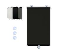 Persianas enrollables opacas sin taladrar con ventosas, aislamiento térmico, protección UV, cortina de privacidad, 80 x 185 cm, perfecta para bloquear el sol y oscurecer la habitación