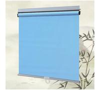 Persianas enrollables Opacas totales, parasoles sin Necesidad de taladrar, protección Solar y privacidad, persianas temporales para Puertas y Ventanas, Azul, 105 x 125 cm (41 x 49 Pulgadas)