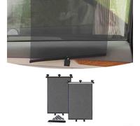 Persianas enrollables para coche, diseñadas para bebés, paquete de 2 protectores solares fáciles de usar