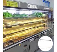 Persianas enrollables personalizables a prueba de polvo y persianas transparentes para armarios, ventanas y refrigeradores, fácil mantenimiento, tamaño: 65 x 120 cm, ideal para decoración del hogar y