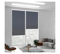 Persianas Enrollables Resistentes For Tinte De Ventanas, Ancho 55-145 Cm, Anti UV, Unidireccionales, Transparentes, Desplegables, Con Espejo, Película Privacidad, Persiana(135x350cm)