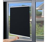 Persianas enrollables térmicas opacas sin taladrar 30/45/50/65/70 cm, perfectas para ventanas de 58 x 100 cm, bloqueo de luz, eficiencia energética, decoración del hogar