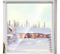 Persianas Enrollables Transparentes de PVC,con Protección UV y Control de Luz,Cortinas de Vinilo,Estores Enrollables de Aislamiento Térmico para Exteriores,Modernas (W85xH220cm)