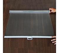 Persianas enrollables transparentes impermeables de polietileno transparente a prueba de polvo, cubiertas y particiones perfectas para refrigeradores de supermercados, zonas de pago y protección al