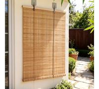 Persianas enrollables y estores, Estor Enrollable de Protectora Solar Cortinas en Exterior e Interio Impermeables, para Patio Balcón Cenador Terraza Jardín