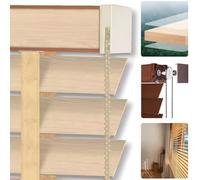 Persianas horizontales opacas de madera maciza, impermeables, protección solar y privacidad para sala de estar, cocina y balcón