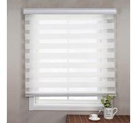 Persianas opacas en barra: cortinas opacas for ventanas, láminas opacas portátiles for dormitorio, se cortan a cualquier medida, persianas opacas temporales for viajes de bebés.(White,W190*H200)