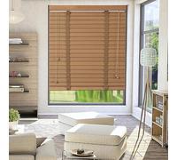 Persianas Persianas Venecianas para Ventanas, Persianas De Madera, Persianas De Privacidad, Persianas Horizontales De Interior, Cortinas para Interior Exterior -130x150cm（W*H）