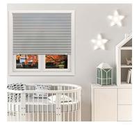 Persianas plisadas sin cordón que filtran la luz, recortadas para adaptarse a tu ventana, no necesita taladrar ni herramientas, cubierta de ventana extraíble y ligera (60 x 150 cm)