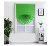 Persianas sin taladrar Persianas Plisadas no Tejidas, persianas semisombreadas Autoadhesivas for Sala de Estar, Cortinas for Cocina y Dormitorio(Green,60x180cm)