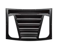 Persianas traseras compatibles con Ford Mustang GT V6 V8, todos los modelos 2005-2014 | Parasol ABS para parabrisas - Negro mate