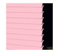 Persianas Venecianas Aluminio Sin Taladrar Privacidad Horizontales Estor Plisado Aislamiento Térmico Estor Enrollable para Cocina Dormitorio Salón(Likepink,140W x 170H cm)
