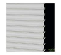 Persianas Venecianas Aluminio Sin Taladrar Privacidad Horizontales Estor Plisado Aislamiento Térmico Estor Enrollable para Cocina Dormitorio Salón(Gray,130W x 170H cm)