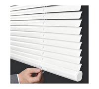 Persianas venecianas de aleación de aluminio sin taladro, listones de 25 mm, filtro de luz, protección UV, cubierta horizontal para ventana de cocina, puerta de dormitorio (1,0 x 1,5 m)